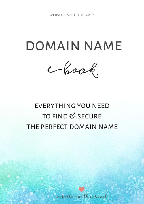 Free e-book: finding & securing the perfect domain name