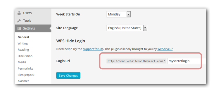 new url for login page new url for login page